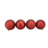 Northlight 4ct Red Shatterproof 4-Finish Christmas Ball Ornaments 6" (150mm) 2 Northlight 4ct Red Shatterproof 4-Finish Christmas Ball Ornaments 6" (150mm) -Ornaments Store northlight lj36061 31186.1587644091
