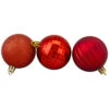 Northlight 100ct Red Shatterproof 3-Finish Christmas Ball Ornaments 2.5" (60mm) -Ornaments Store northlight lj36113 3 updated 11491.1630771411