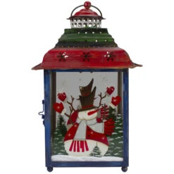 Northlight Red, Green And Blue Snowman Christmas Candle Lantern 15" 10 Northlight Red, Green And Blue Snowman Christmas Candle Lantern 15" -Ornaments Store northlight lk27671 3 08516.1665611930