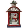 Northlight Red, White And Gray Snowman "WELCOME" Christmas Lantern 9.75" -Ornaments Store northlight lk27673 4 79002.1588362464