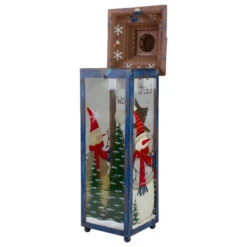 Northlight Red, White And Green "Snow" Christmas Lantern 15" -Ornaments Store northlight lk27674 2 60258.1588344837