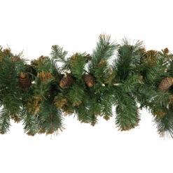 Northlight 9' X 10" Pre-Lit Yorkville Pine Artificial Christmas Garland - Clear Lights -Ornaments Store northlight m84276 2 62345.1668587292