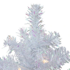 Northlight 2' Pre-lit White Iridescent Pine Artificial Christmas Tree - Clear Lights -Ornaments Store northlight m88666 2 67453.1588405408
