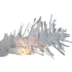 Northlight 2' Pre-lit White Iridescent Pine Artificial Christmas Tree - Clear Lights -Ornaments Store northlight m88666 3 20607.1664380276