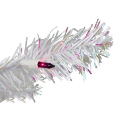 Northlight 3' Pre-Lit White Medium Iridescent Pine Artificial Christmas Tree - Purple Lights -Ornaments Store northlight m88688 3 92449.1588368974