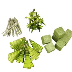 Northlight 125ct Green Shatterproof 3-Finish Tropical Christmas Ornaments 5.5" (140mm) -Ornaments Store northlight n512513 4 07549.1588344785