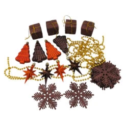 Northlight 125ct Chocolate Brown And Burnt Orange Shatterproof 4-Finish Christmas Ornaments 5.5" (140mm) -Ornaments Store northlight n512515 3 13157.1665260249