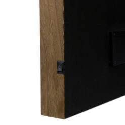 Northlight 11.75" Lighted "Holly Jolly" With A Green Wreath Wood Christmas Plaque -Ornaments Store northlight nj27883 2 56990.1588406158