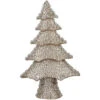 Northlight 20.5" Clear Beads And Gold Glitter Christmas Tree -Ornaments Store northlight nl00325 1 74608.1680953372