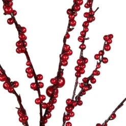 Northlight 50" Artificial Red Berry Christmas Twig Tree With Square Stand, Unlit -Ornaments Store northlight nl00343 3 61515.1686144238