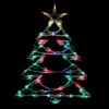 Northlight 18" Lighted Christmas Tree Window Silhouette -Ornaments Store northlight nl01014 2 85074.1694620058