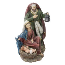 Northlight 14" Green And Brown Silent Night Holy Family Nativity Christmas Figurine -Ornaments Store northlight nl01275 2 updated 45788.1665611029