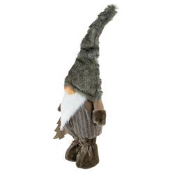 Northlight 33" Brown And White Woodland Gnome With Striped Pants Christmas Figurine -Ornaments Store northlight nl02759 4 updated2022 55504.1681212832