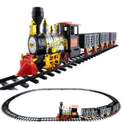 Northlight 20pc Black And Red Battery Operated Classic Train Set 12" -Ornaments Store northlight nm1519 2 02076.1636808486
