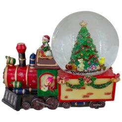 Northlight 8 Christmas Train With Tree Musical Snow Globe Tabletop Decoration 10 Northlight 8 Christmas Train With Tree Musical Snow Globe Tabletop Decoration -Ornaments Store northlight pm27042 2 89573.1665610429
