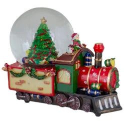 Northlight 8 Christmas Train With Tree Musical Snow Globe Tabletop Decoration 12 Northlight 8 Christmas Train With Tree Musical Snow Globe Tabletop Decoration -Ornaments Store northlight pm27042 4 76889.1665610429