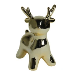 Northlight 5.75" Small Gold Ceramic Christmas Deer Decoration -Ornaments Store northlight q526322 2 49652.1588402565