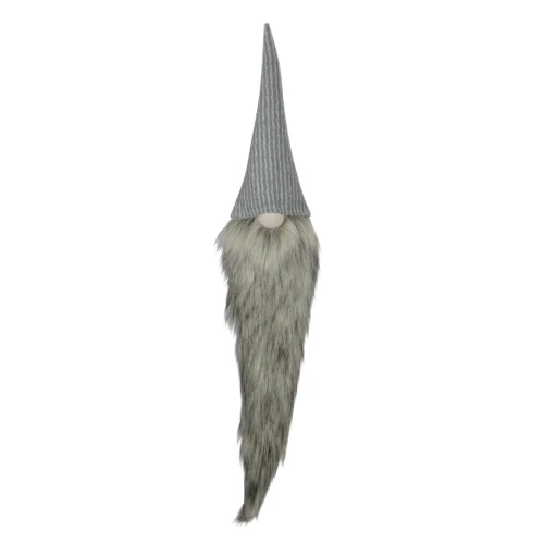 Northlight 30" Gray And White Traditional Hanging Christmas Gnome Decoration 3 Northlight 30" Gray And White Traditional Hanging Christmas Gnome Decoration