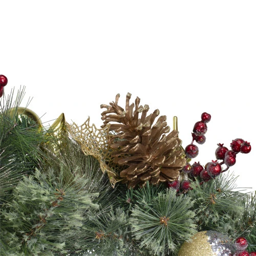 Northlight 6' X 1" Foliage Pinecones And Berries Artificial Christmas Garland - Unlit 5 Northlight 6' X 1" Foliage Pinecones And Berries Artificial Christmas Garland - Unlit - Image 3