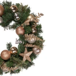 Northlight Pine And Ball Green Artificial Christmas Wreath - 24-Inch, Unlit -Ornaments Store northlight s15742 2 updated 69120.1665610422