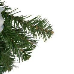 Northlight 22" Peacock Feather And Poinsettia Artificial Christmas Teardrop Swag, Unlit -Ornaments Store northlight s84848 3 updated 00327.1660326784