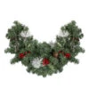 Northlight 26" Pre-Decorated Frosted Pinecone And Berry Artificial Christmas Swag, Unlit -Ornaments Store northlight s84859 57183.1665611029