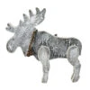 Northlight 16" Gray Natural Wood Standing Christmas Moose Table Top Figure -Ornaments Store northlight sh14609 89090.1587644187