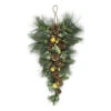 Northlight 31" Long Needle Pine With Winter Foliage And Stars Christmas Swag