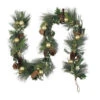 Northlight 6ft Long Needle Pine With Winter Foliage And Stars Christmas Garland - Unlit -Ornaments Store northlight sh27131 35339.1588355097