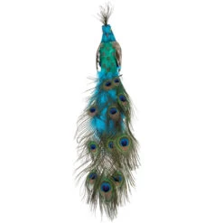 Northlight 23.5" Regal Peacock With Closed Tail Feathers Christmas Decoration -Ornaments Store northlight sh38672 2 42830.1588362579