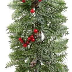 Northlight 34" Green And Red Glittered Artificial Alpine Christmas Tree Tabletop Decor -Ornaments Store northlight sh86512 3 69728.1599786792