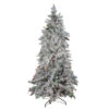 Northlight 7.5' Pre-Lit Meidum Profile Flocked Dunton Spruce Artificial Christmas Tree - Multi-Color Lights 2 Northlight 7.5' Pre-Lit Meidum Profile Flocked Dunton Spruce Artificial Christmas Tree - Multi-Color Lights -Ornaments Store northlight sp15001 43847.1588371227