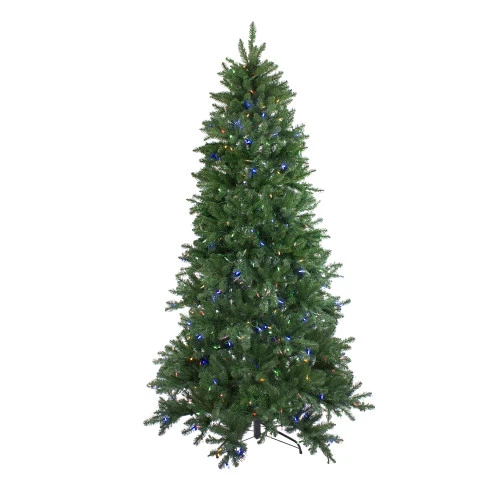 Northlight 6.5' Pre-Lit Medium Neola Fraser Fir Artificial Christmas Tree - Dual LED Lights 4 Northlight 6.5' Pre-Lit Medium Neola Fraser Fir Artificial Christmas Tree - Dual LED Lights - Image 2