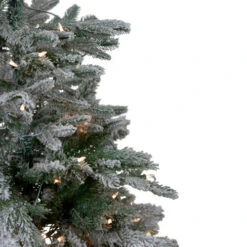 Northlight 4.5' Pre-Lit Flocked Whistler Noble Fir Artificial Christmas Tree, Clear Lights 10 Northlight 4.5' Pre-Lit Flocked Whistler Noble Fir Artificial Christmas Tree, Clear Lights -Ornaments Store northlight sp15024 1 22931.1587645151