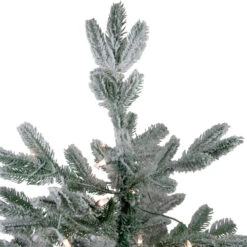 Northlight 4.5' Pre-Lit Flocked Whistler Noble Fir Artificial Christmas Tree, Clear Lights 9 Northlight 4.5' Pre-Lit Flocked Whistler Noble Fir Artificial Christmas Tree, Clear Lights -Ornaments Store northlight sp15024 2 76260.1587645151