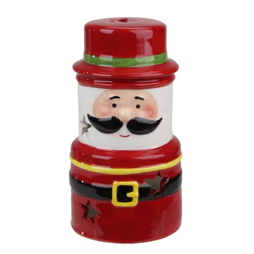 Northlight 5.5" Red Ceramic Santa Gnome Christmas Tealight Candle Holder 3 Northlight 5.5" Red Ceramic Santa Gnome Christmas Tealight Candle Holder