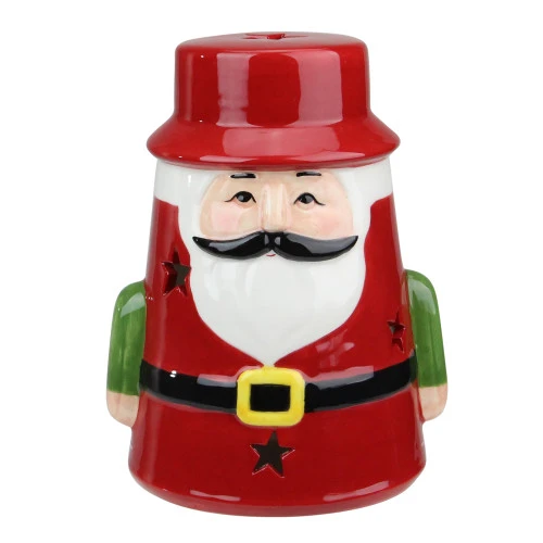 Northlight 7.25 Red Ceramic Santa Christmas Gnome Tealight Candle Holder 3 Northlight 7.25 Red Ceramic Santa Christmas Gnome Tealight Candle Holder