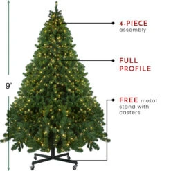 Northlight 9' Pre-Lit Full Olympia Pine Artificial Christmas Tree - Warm White Lights -Ornaments Store northlight th28354 thumbnail 1 50453.1665611631