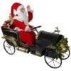 Northlight 33" Santa Delivering Presents In A Black And Gold Vintage Car Christmas Decoration -Ornaments Store northlight tj27583 1 48675.1587645151