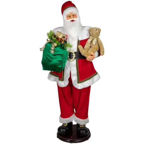 Northlight 5' Deluxe Traditional Animated And Musical Dancing Santa Claus Christmas Figure 3 Northlight 5' Deluxe Traditional Animated And Musical Dancing Santa Claus Christmas Figure