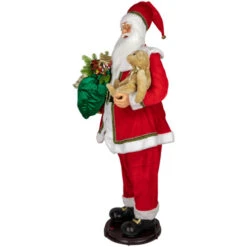 Northlight 5' Deluxe Traditional Animated And Musical Dancing Santa Claus Christmas Figure 10 Northlight 5' Deluxe Traditional Animated And Musical Dancing Santa Claus Christmas Figure -Ornaments Store northlight tj38540 2 25755.1680803016