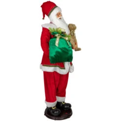 Northlight 5' Deluxe Traditional Animated And Musical Dancing Santa Claus Christmas Figure 11 Northlight 5' Deluxe Traditional Animated And Musical Dancing Santa Claus Christmas Figure -Ornaments Store northlight tj38540 3 59873.1680803014