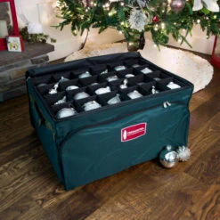 Northlight 3-Tray Fabric Lined Christmas Ornament Storage Bag - Holds 72 Ornaments -Ornaments Store northlight tk 10127 6updated 52998.1633453904