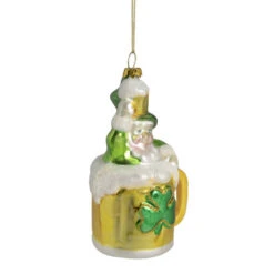 Northlight 5" Leprechaun In A Beer Mug Glass Christmas Ornament 9 Northlight 5" Leprechaun In A Beer Mug Glass Christmas Ornament -Ornaments Store northlight tr01849 2 updated2022 90178.1665610422