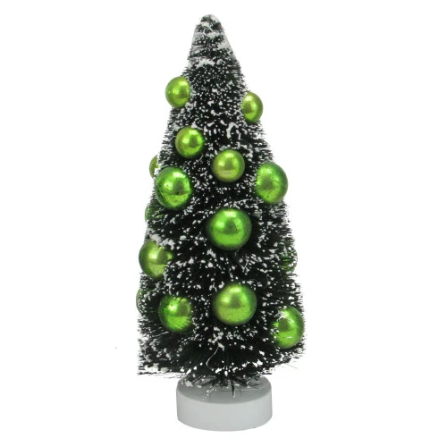 Northlight 8" Green Contemporary Christmas Tree With Ball Ornaments Tabletop Decor 3 Northlight 8" Green Contemporary Christmas Tree With Ball Ornaments Tabletop Decor