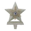 Northlight 8" Silver And Gold Glittered 5-Point Star Christmas Stocking Holder -Ornaments Store northlight tr15163 33692.1587644093