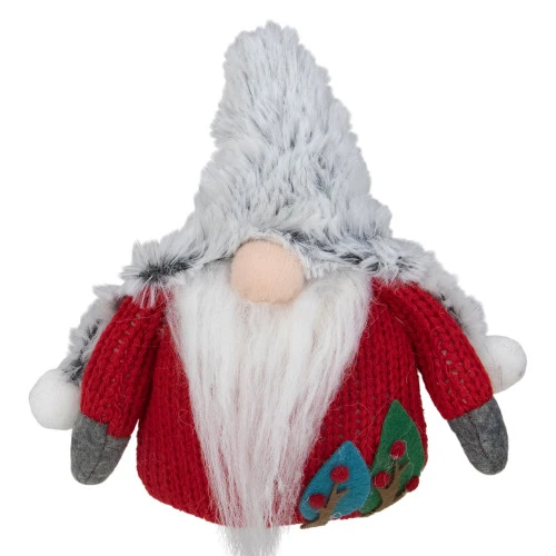 Northlight 6" Plush Red And Gray Stuffed Christmas Gnome 3 Northlight 6" Plush Red And Gray Stuffed Christmas Gnome