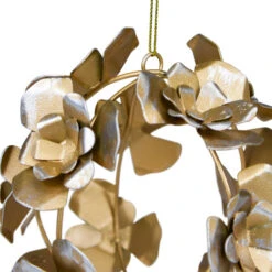 Northlight Matte Silver And Gold Rose Flowers Christmas Ball Ornament 4.5" (115mm) -Ornaments Store northlight tr26270 2 04850.1665610424