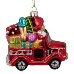 Northlight 4" Red Fire Truck With Santa And Presents Glass Christmas Ornament 10 Northlight 4" Red Fire Truck With Santa And Presents Glass Christmas Ornament -Ornaments Store northlight tr83414 1 64744.1665580038