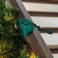 Northlight Set Of 3 Snowflakes Patterned Banister Protecting Christmas Garland Ties 7.25" -Ornaments Store northlight v 11099 grn 9updated 52512.1665611033